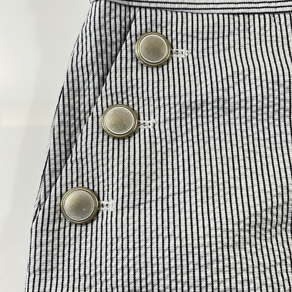 J.Crew Seersucker pinstripe skirt - Picture 4 of 7